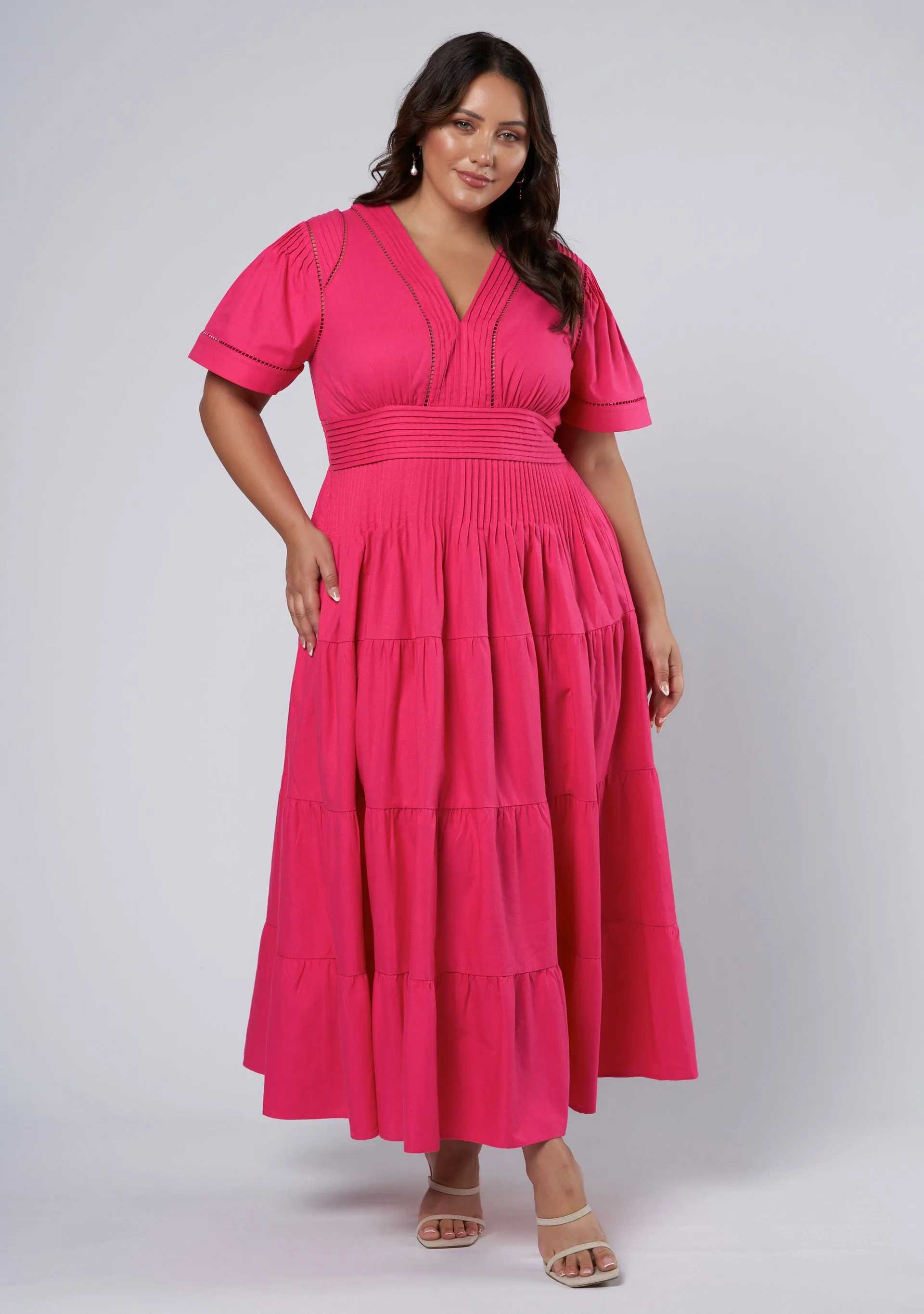 Abby Linen Maxi Dress