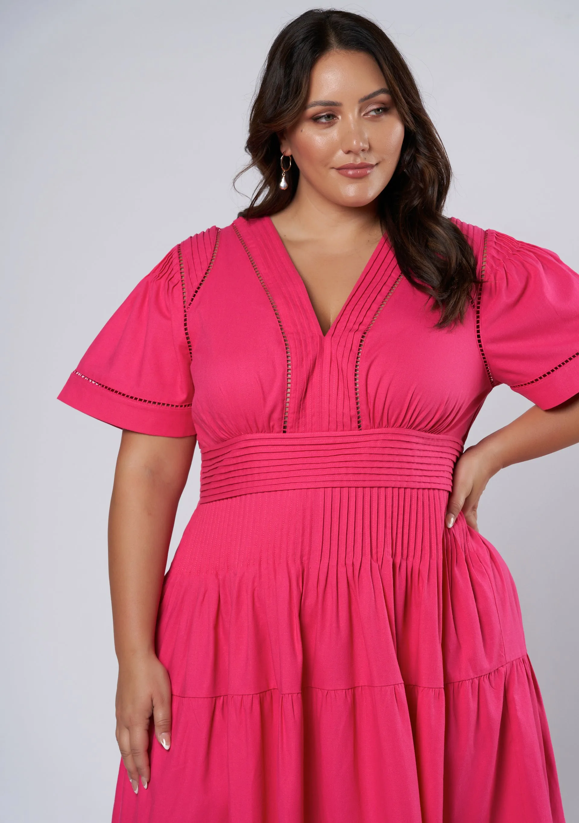 Abby Linen Maxi Dress