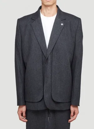 Ader Error Layered Oversize Blazer