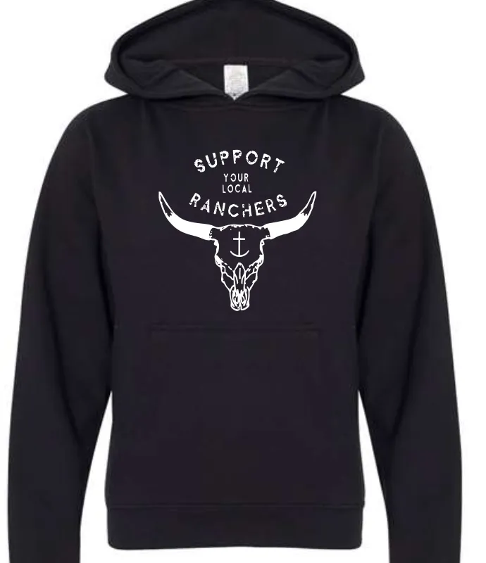 Anchor Brand Support Your Local Ranchers Hoodie