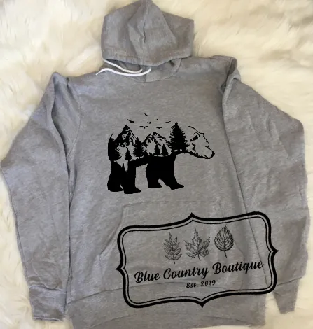 Bear Mountain Scene Hoodie