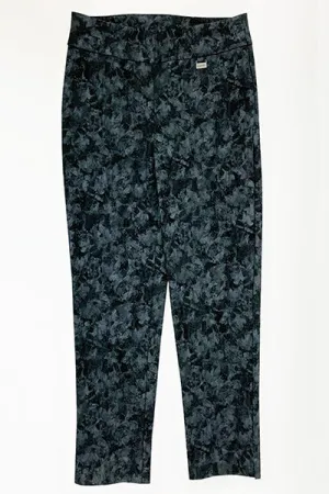 Black-Grey Print Pants