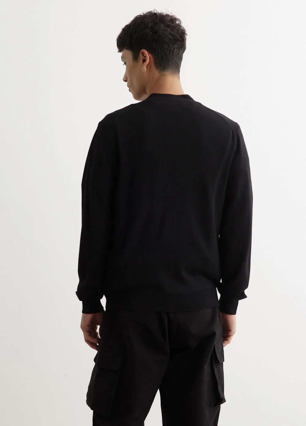 Bold Fox Head Patch Regular Cardigan