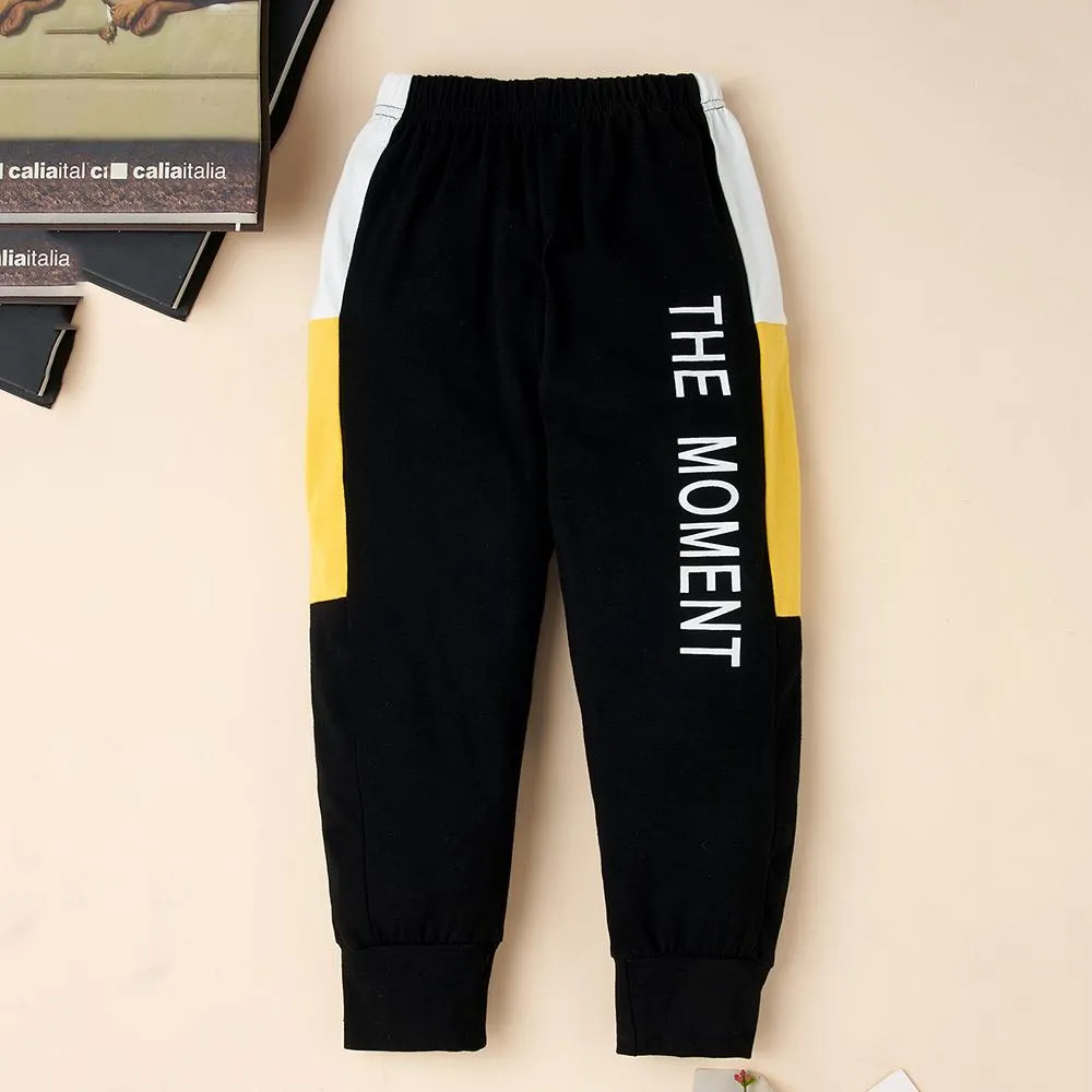 Boys The Moment Printed Hooded Long Sleeve Top & Pants Kids Wholesale Clothing