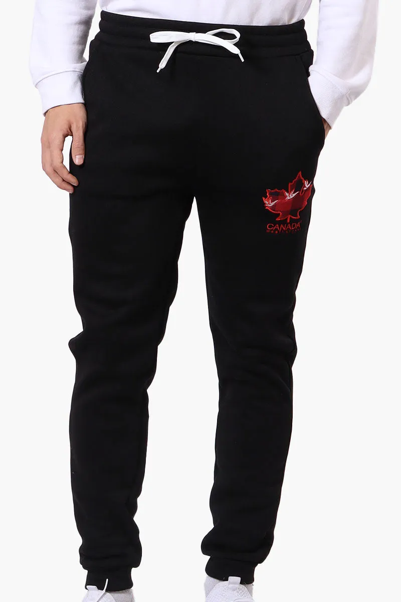 Canada Weather Gear Basic Tie Waist Joggers - Black