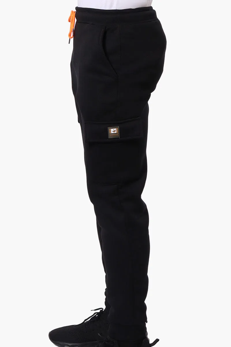 Canada Work Gear Tie Waist Cargo Joggers - Black