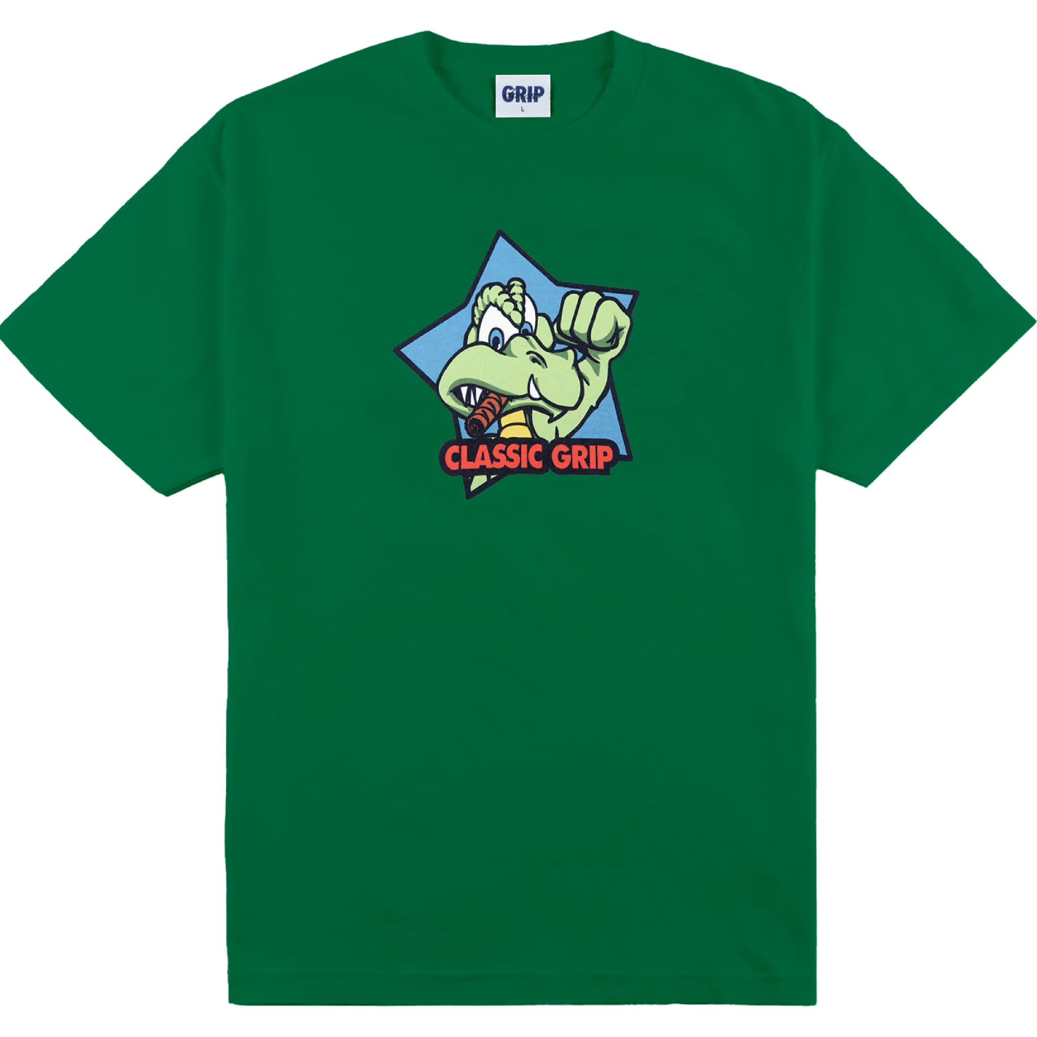 Classic Grip Cool Gator Tee Green