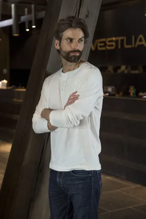 Clique Orlando Men's Henley Shirt | Soft Long Sleeve Top | Regular Fit | 3 Colours | S-2XL