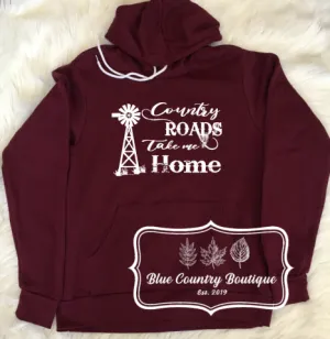 Country Roads Take Me Home Hoodie