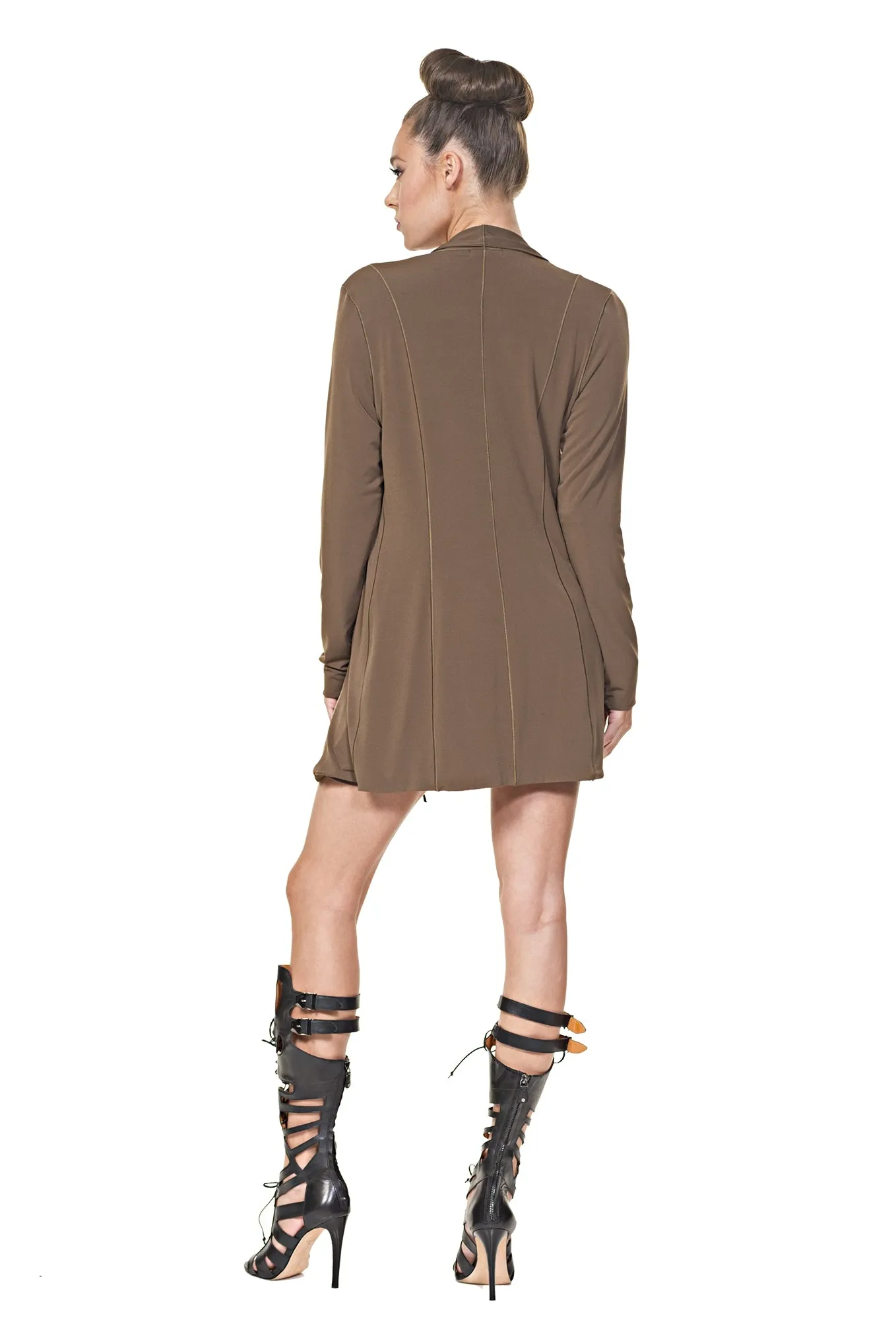 DBL Layered Flounced Zip Jacket