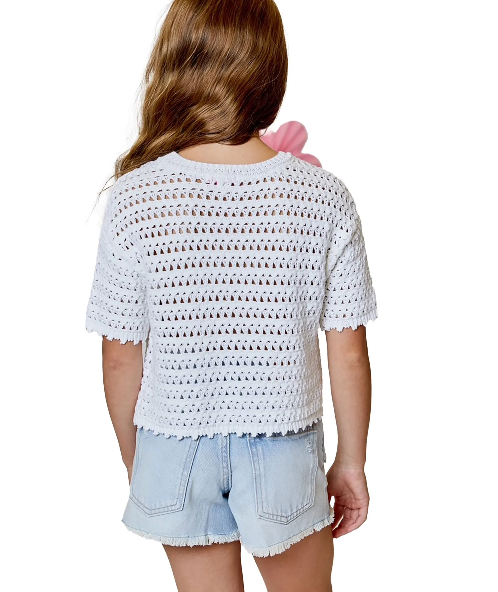 Design History Girls Karla Knit Top