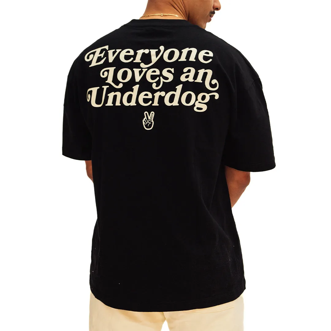 Deuce "Everyone Loves an Underdog" Tee | Black
