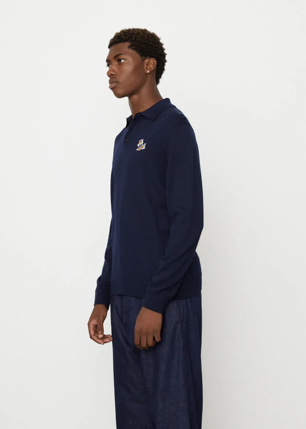 Dressed Fox Patch Polo Jumper