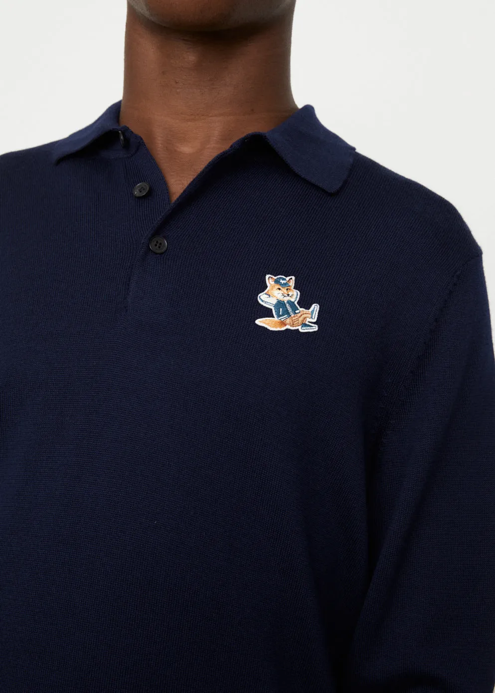 Dressed Fox Patch Polo Jumper