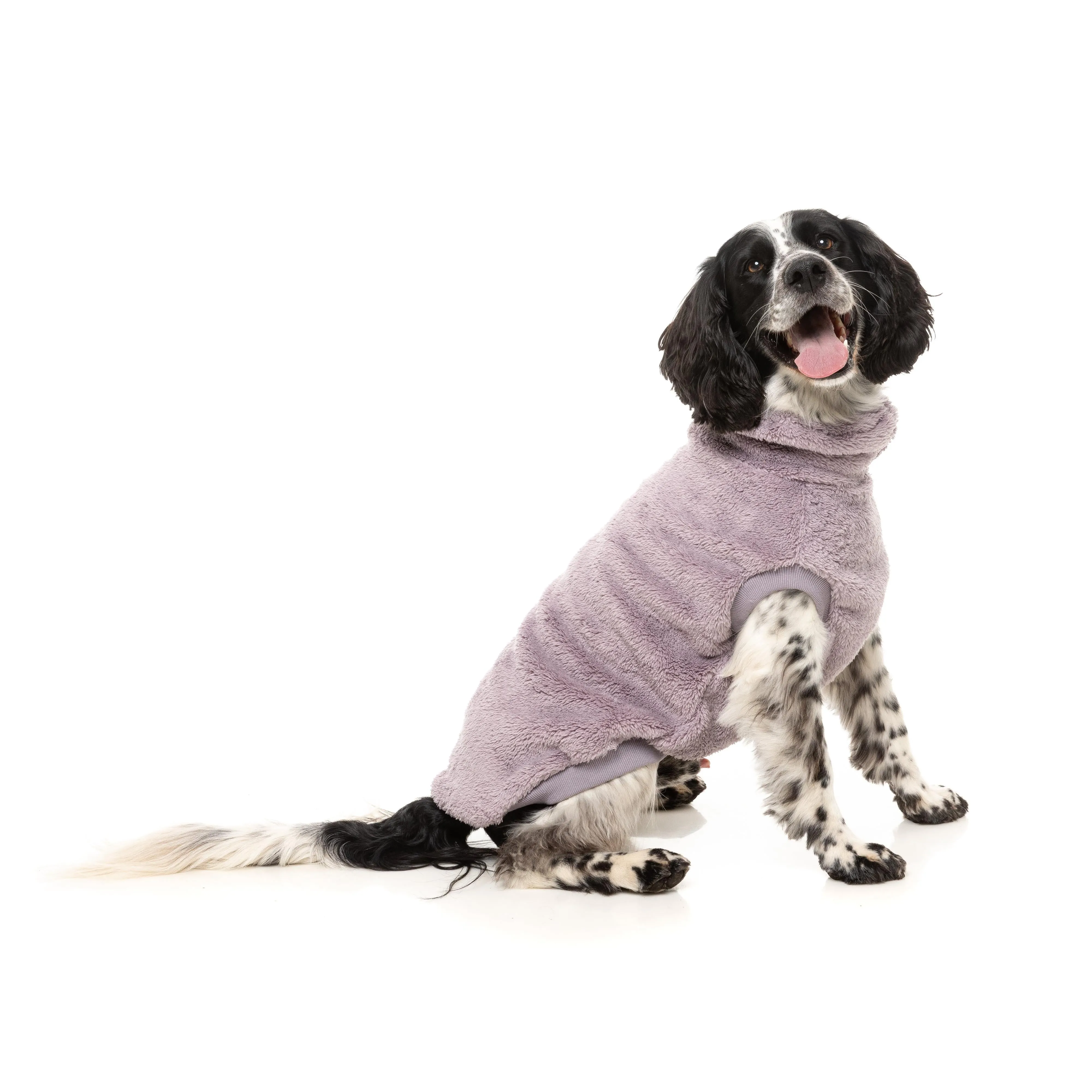 FuzzYard Dog Apparel Turtle Teddy 25 Sweater Lavender Size 1 ^ ^