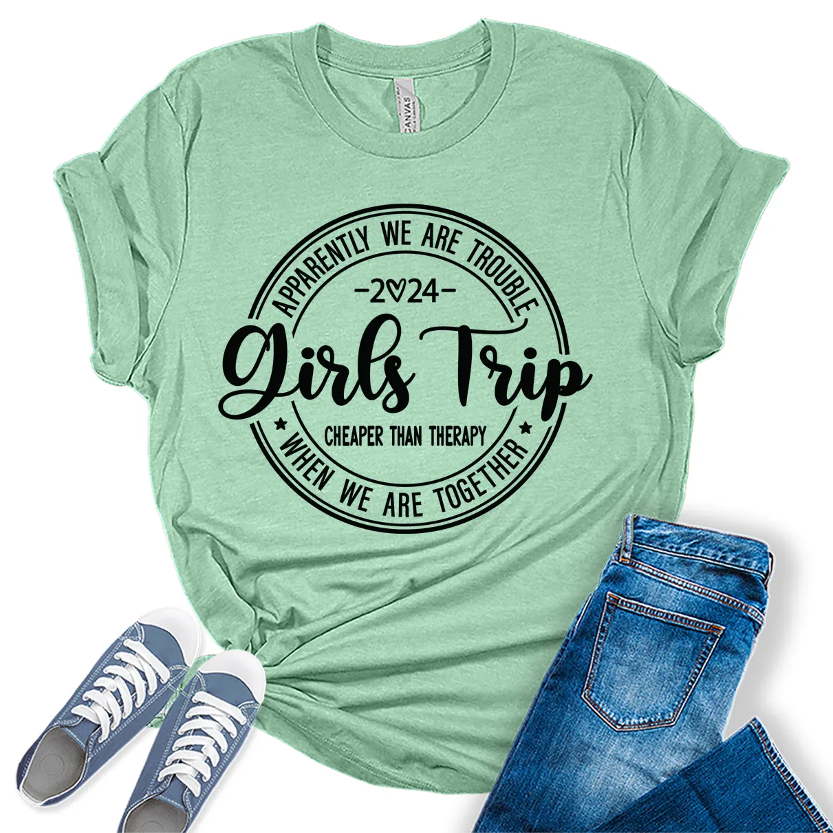 Girls Trip 2024 Shirt Women Graphic Tees