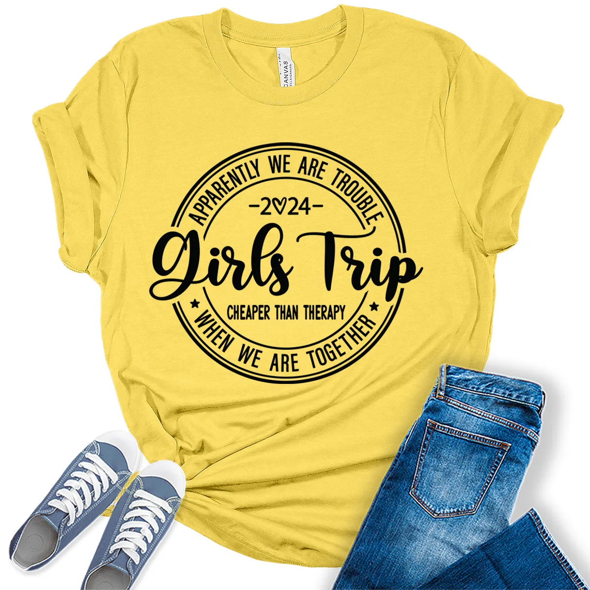 Girls Trip 2024 Shirt Women Graphic Tees