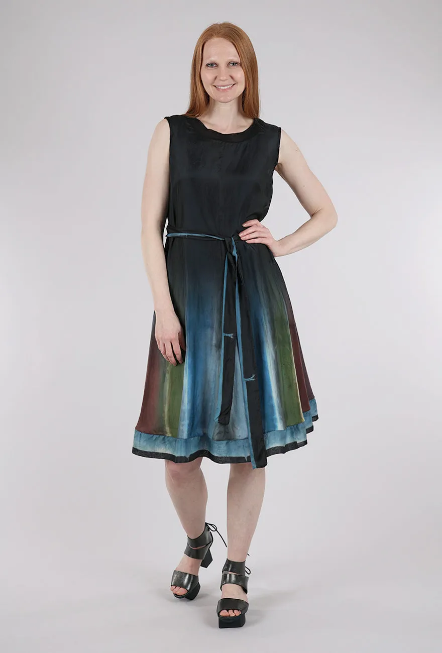 Hand-Dyed Silk Dress, Marine