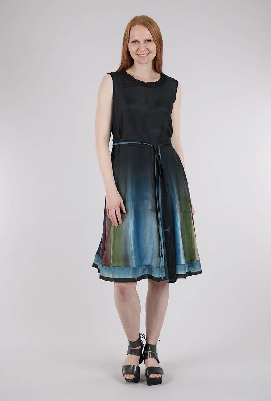 Hand-Dyed Silk Dress, Marine