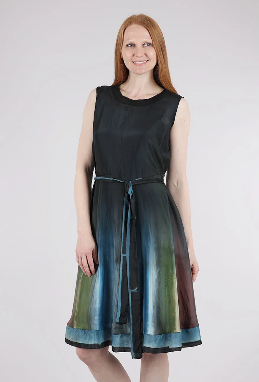 Hand-Dyed Silk Dress, Marine