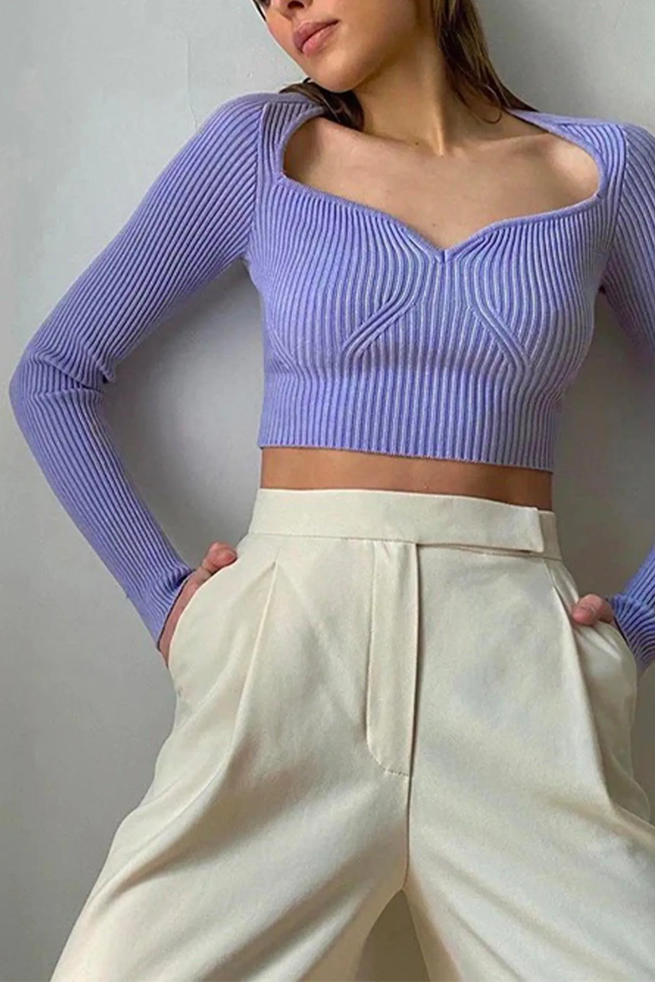 Kenny Structured Crop Top