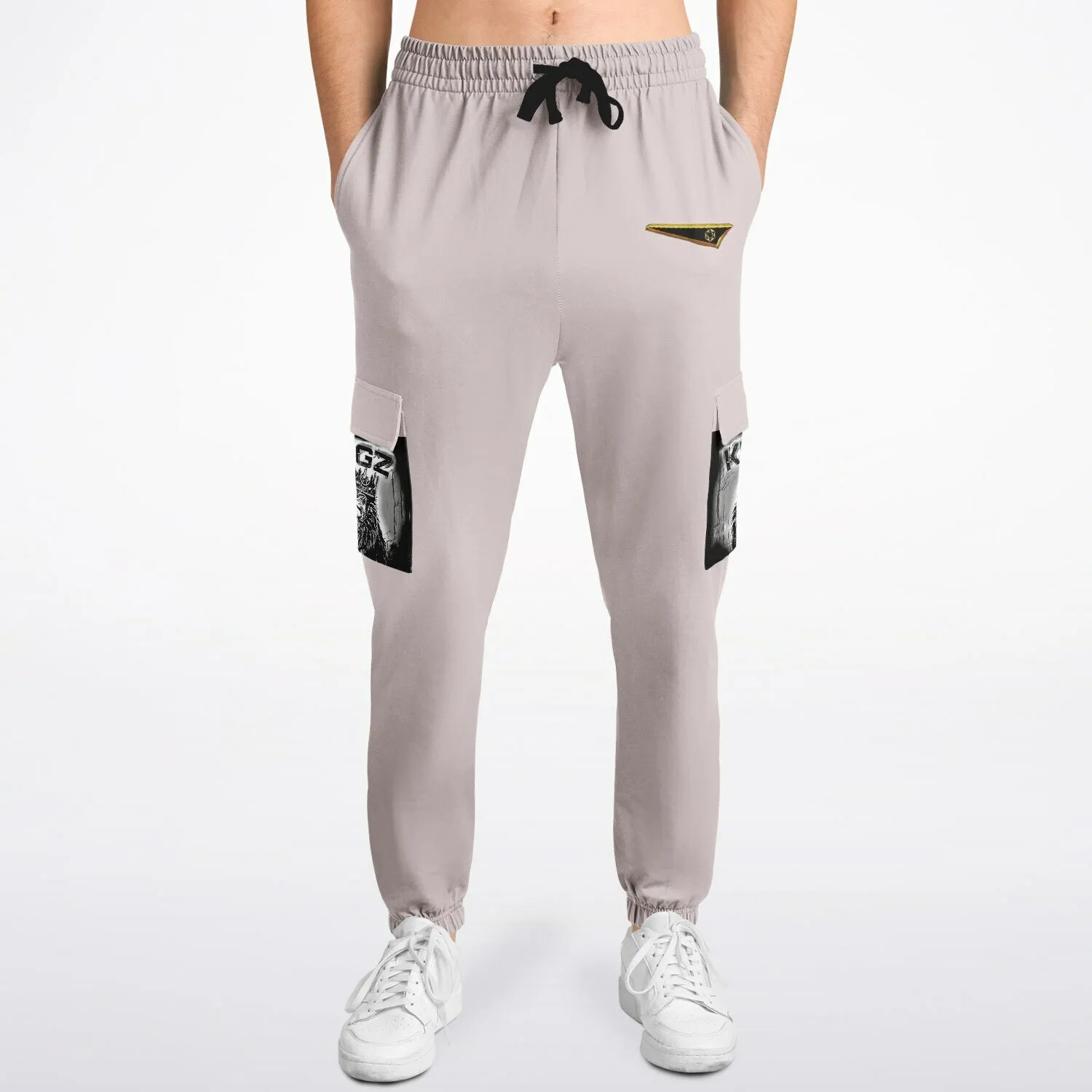 KINGZ 01-02 Men's Designer Athletic Cargo Joggers