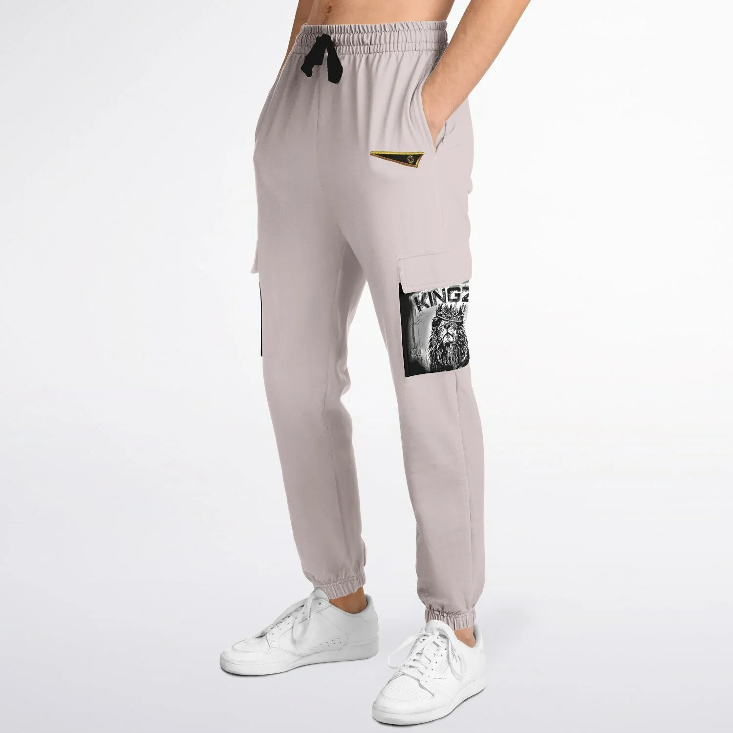 KINGZ 01-02 Men's Designer Athletic Cargo Joggers