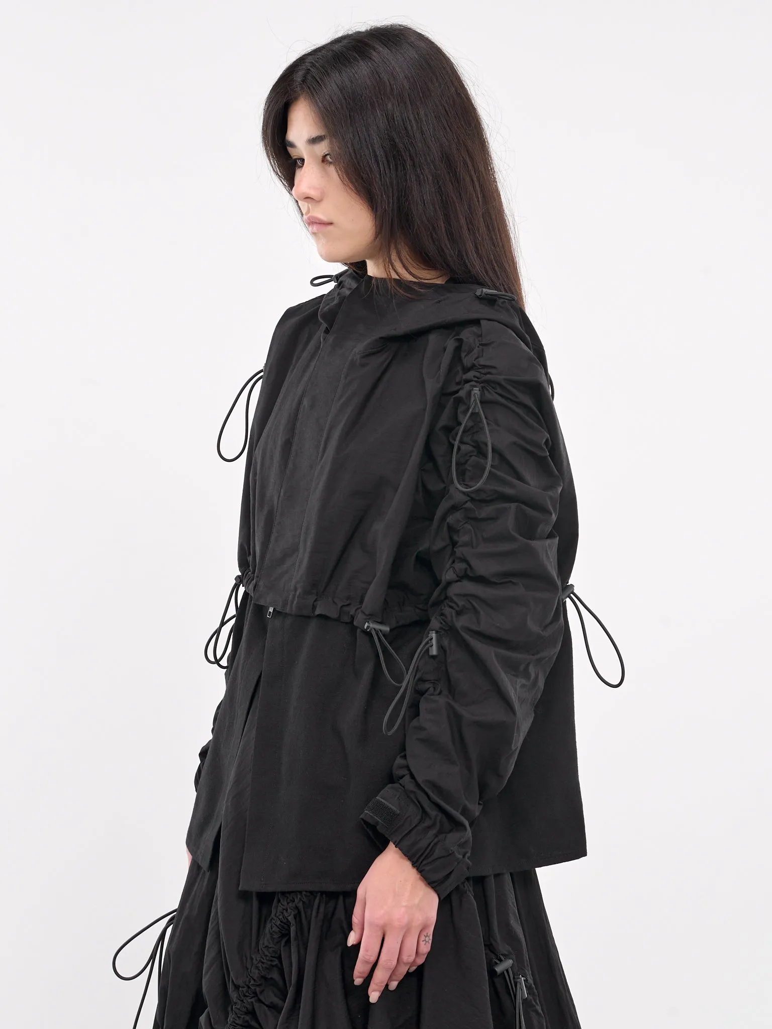 Loose Elastic Jacket (LO-J10-004-BLACK)