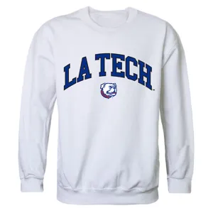 Louisiana Tech University Campus Crewneck Pullover Sweatshirt Sweater White