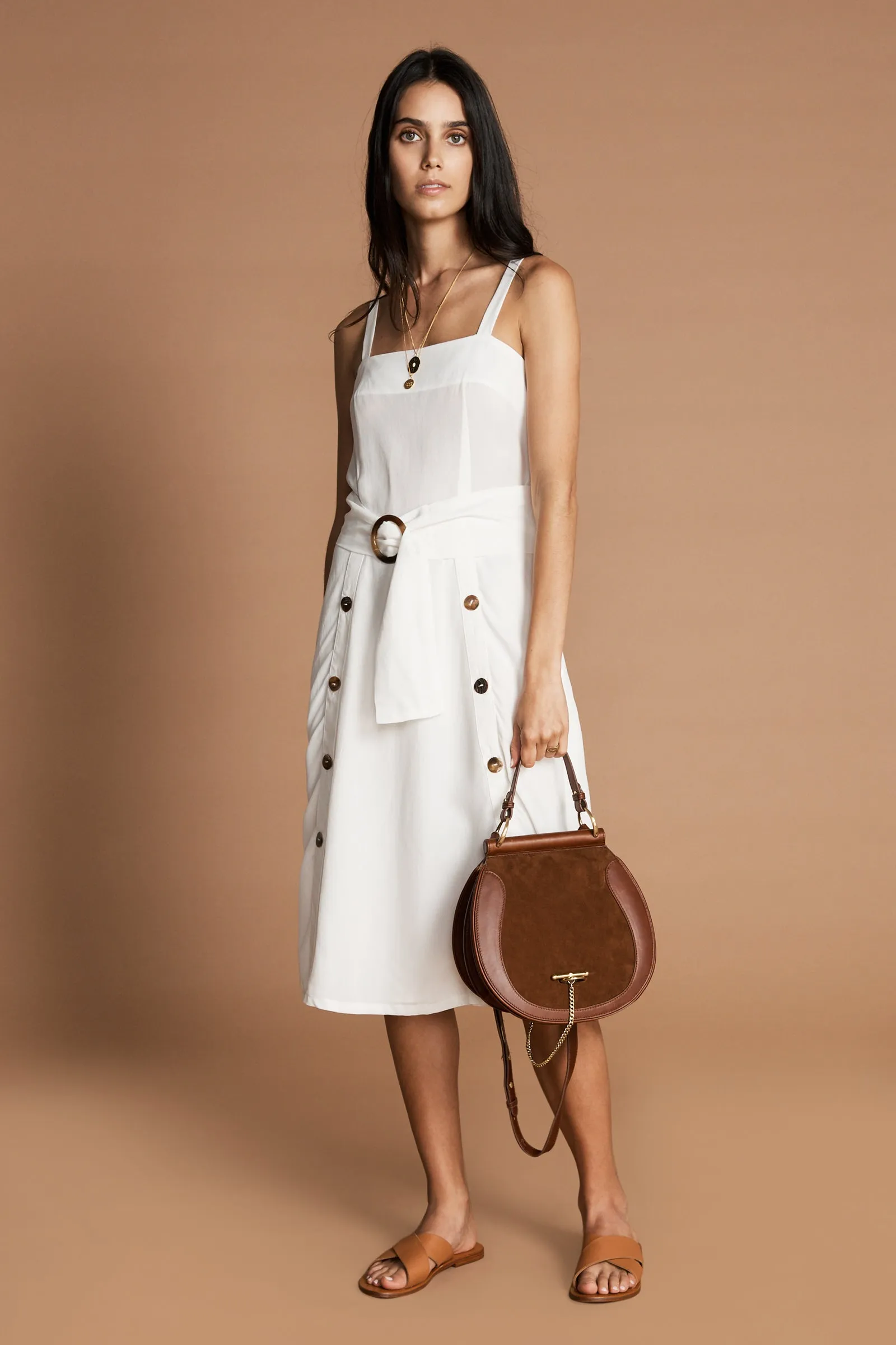 Louna Dress - White