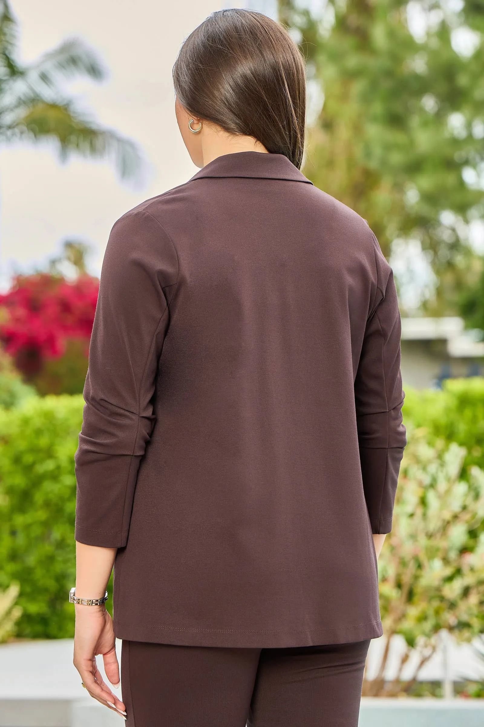 Magic 3/4 Blazer MDS BLAZER: Dark Brown / M