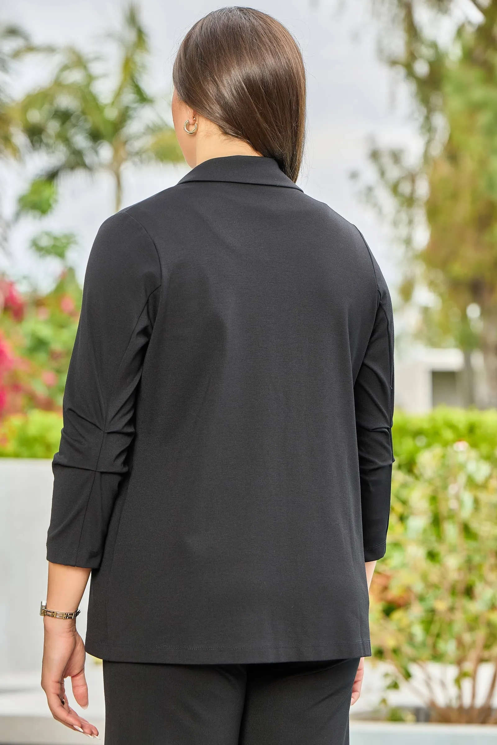 Magic 3/4 Blazer MDS BLAZER: Dark Brown / S