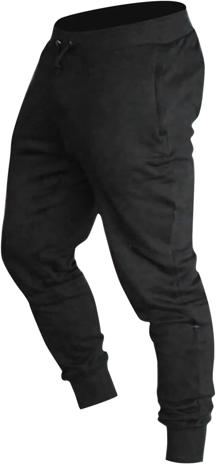 Men's Cargo Sweatpants Workout Trousers Elastic Waist Outdoor Pants Men's Premium Relaxed Fit Straight Leg Cargo Pant