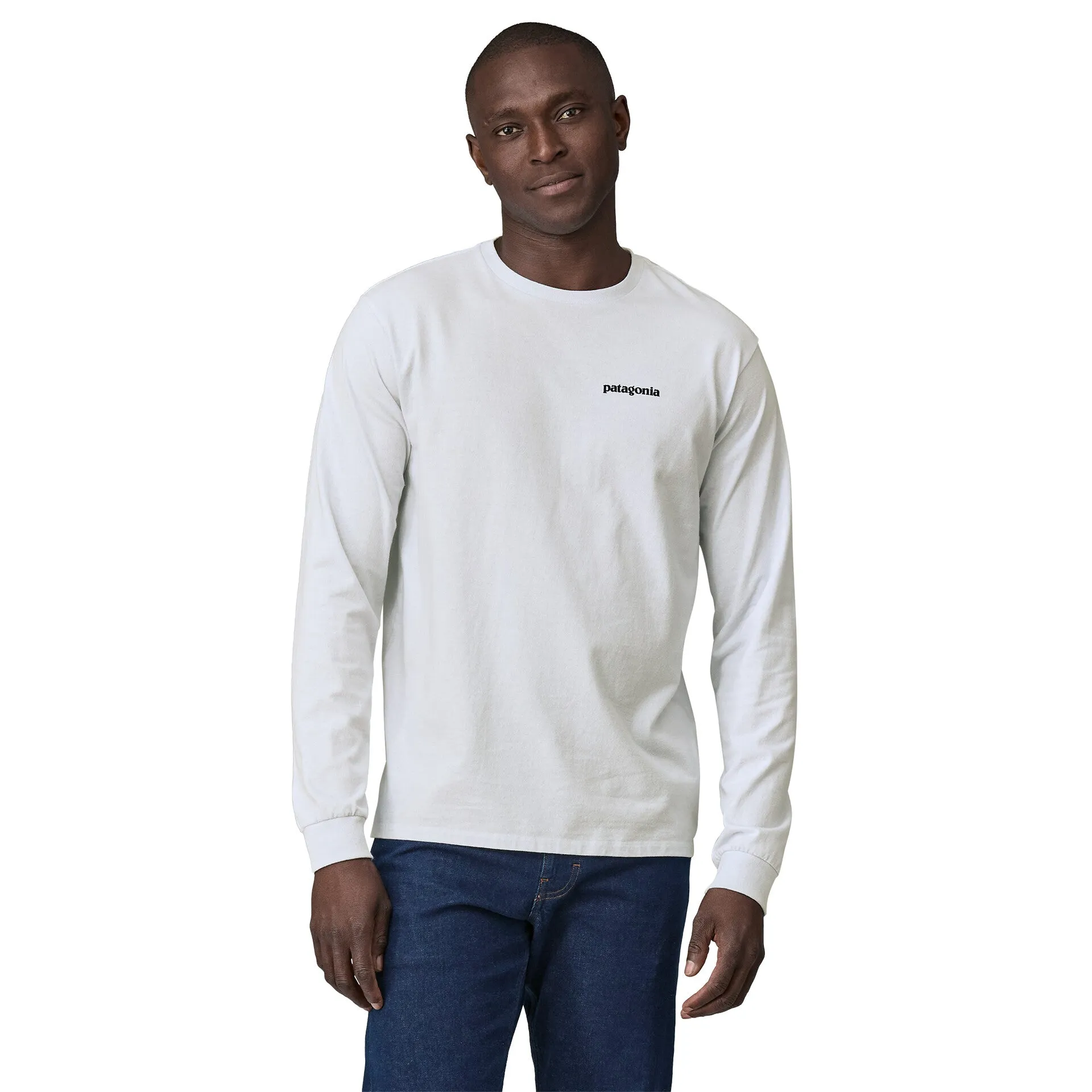 M'S L/S P-6 LOGO RESPONSIBILI-TEE WHITE
