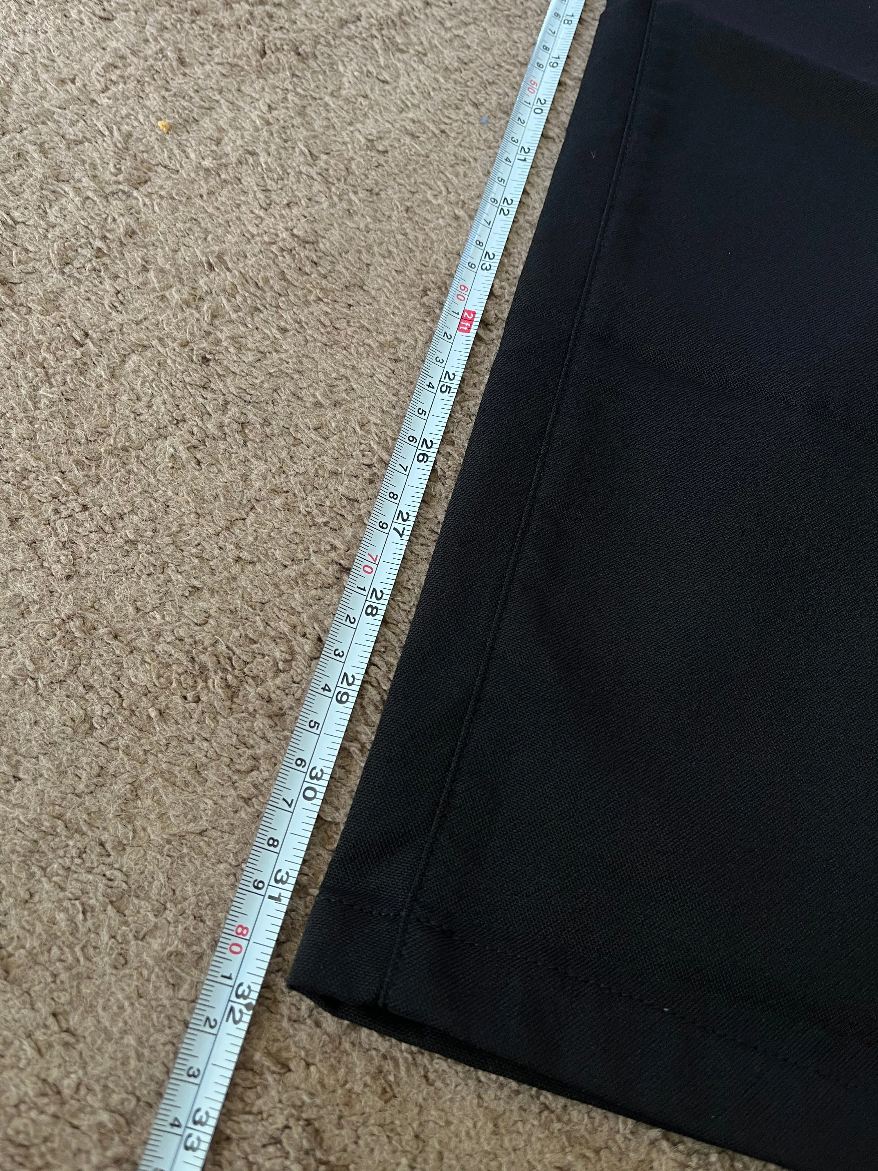 Outlier Slim Dungarees - 33 x 31.75 - black