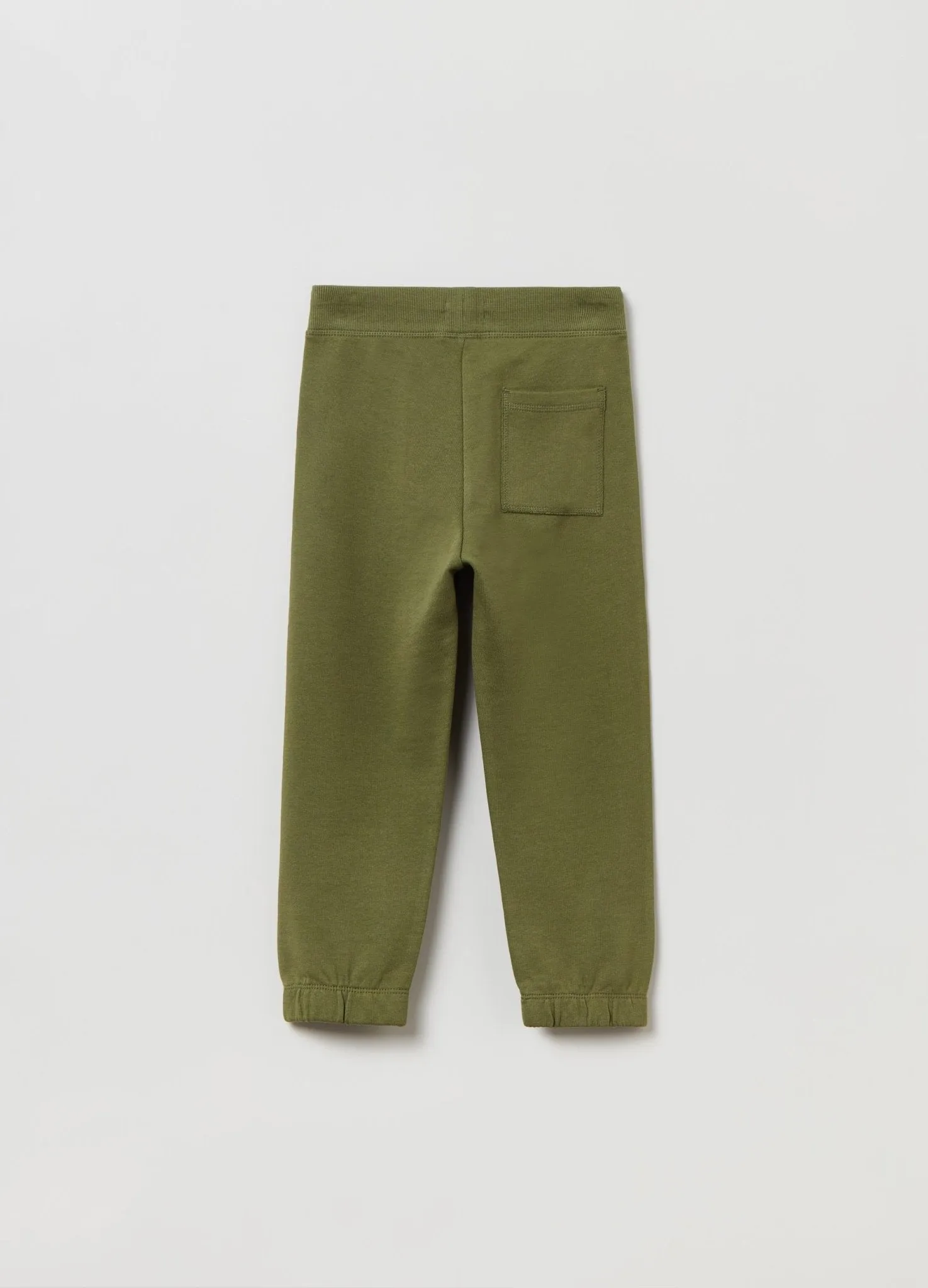 OVS Kids Boy Cotton Joggers With Drawstring