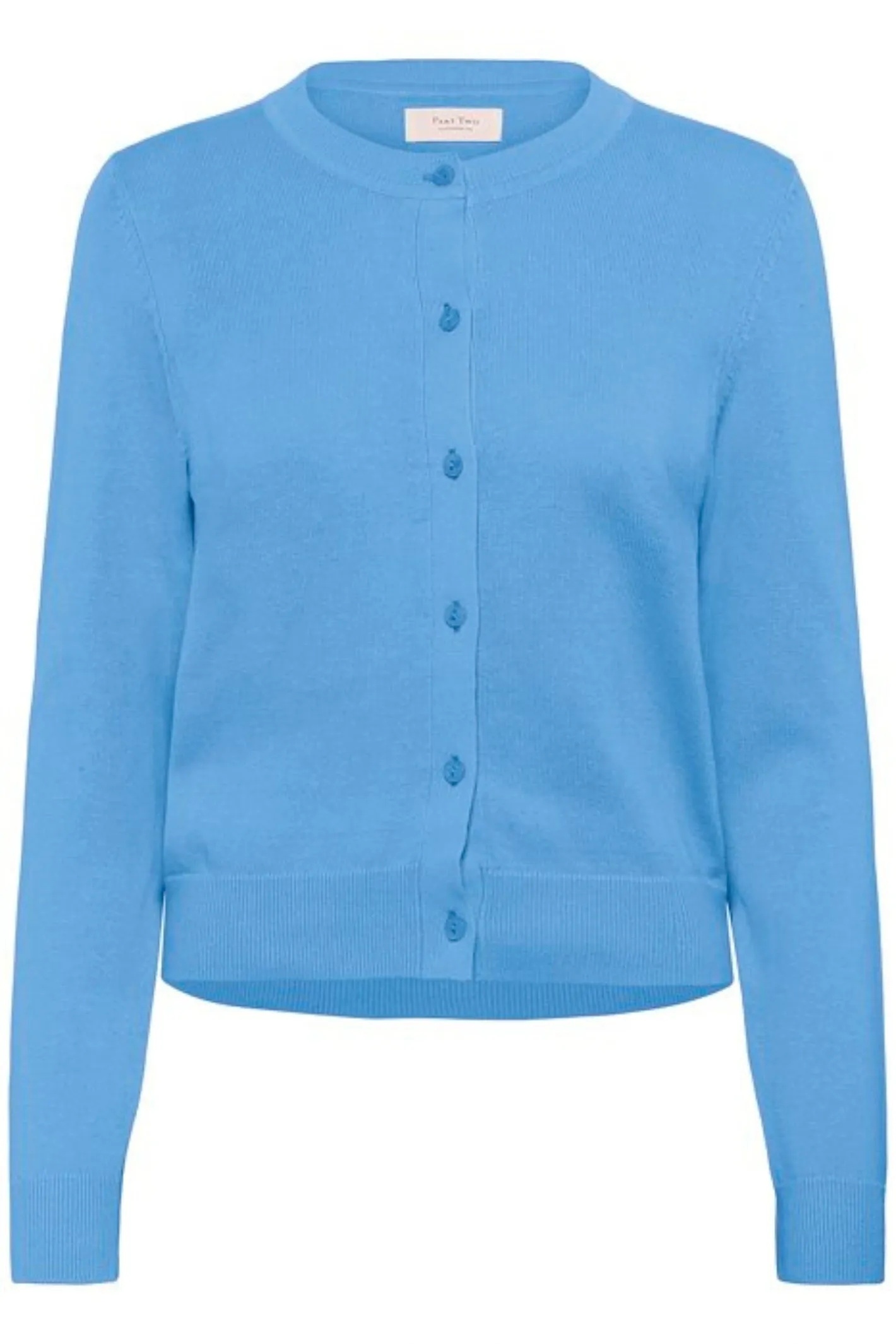 Part Two TanishaPW CA 30308325 Blue Cotton Cardigan