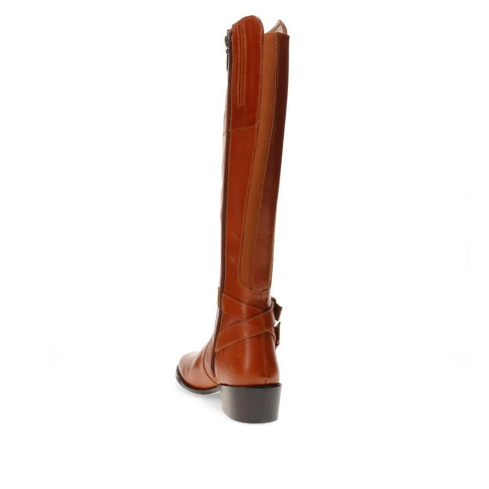 Phoebe L Calf Leather Knee-High Boots - PHOEBEL / 326 207
