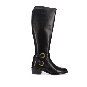 Phoebe Wide Calf Fit Leather Knee Boots - PHOEBEW / 320 896