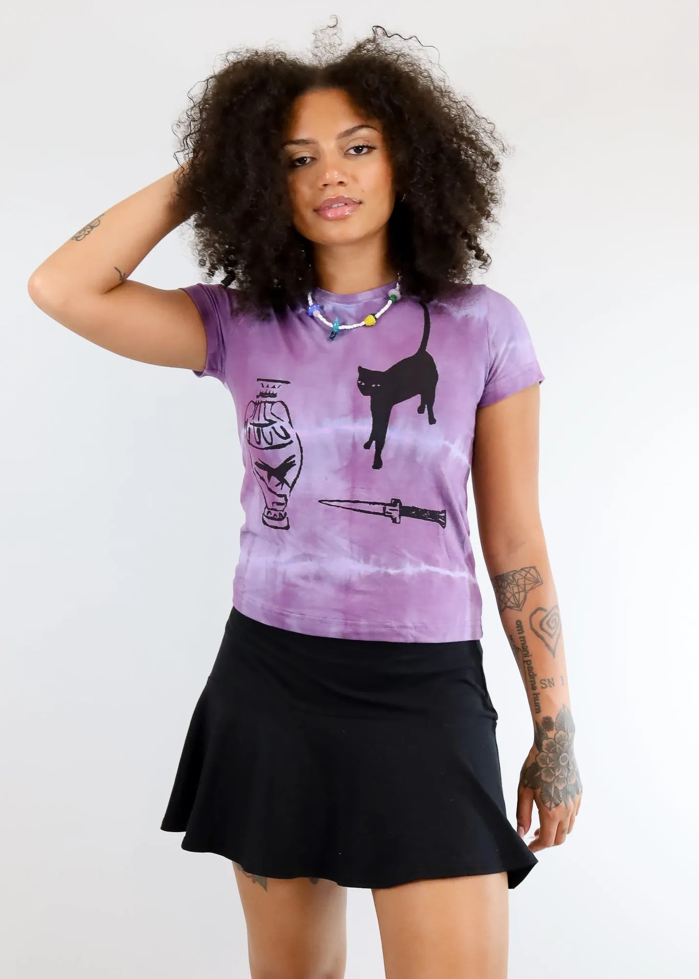 Plum Curio Summer Tee (Sizes XL, 1X, 2X)