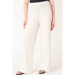 Pull On Pleated Pants - Black Tape