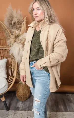Quilted Shirt Jacket