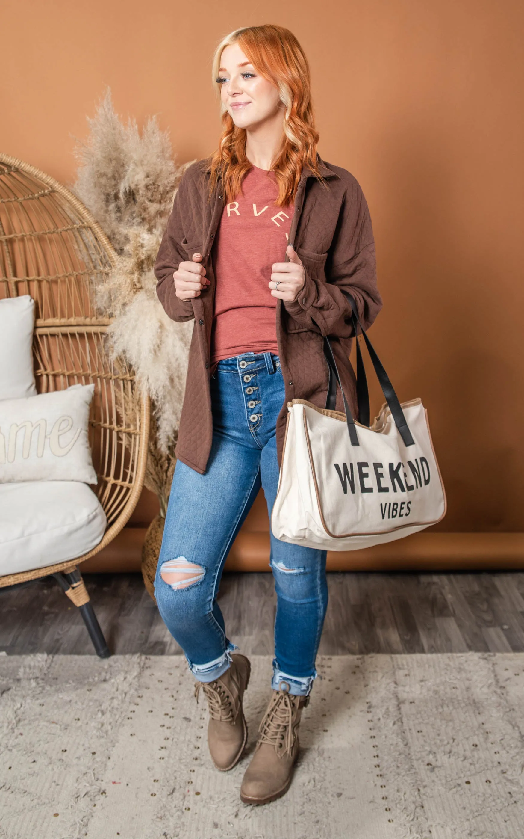 Quilted Shirt Jacket