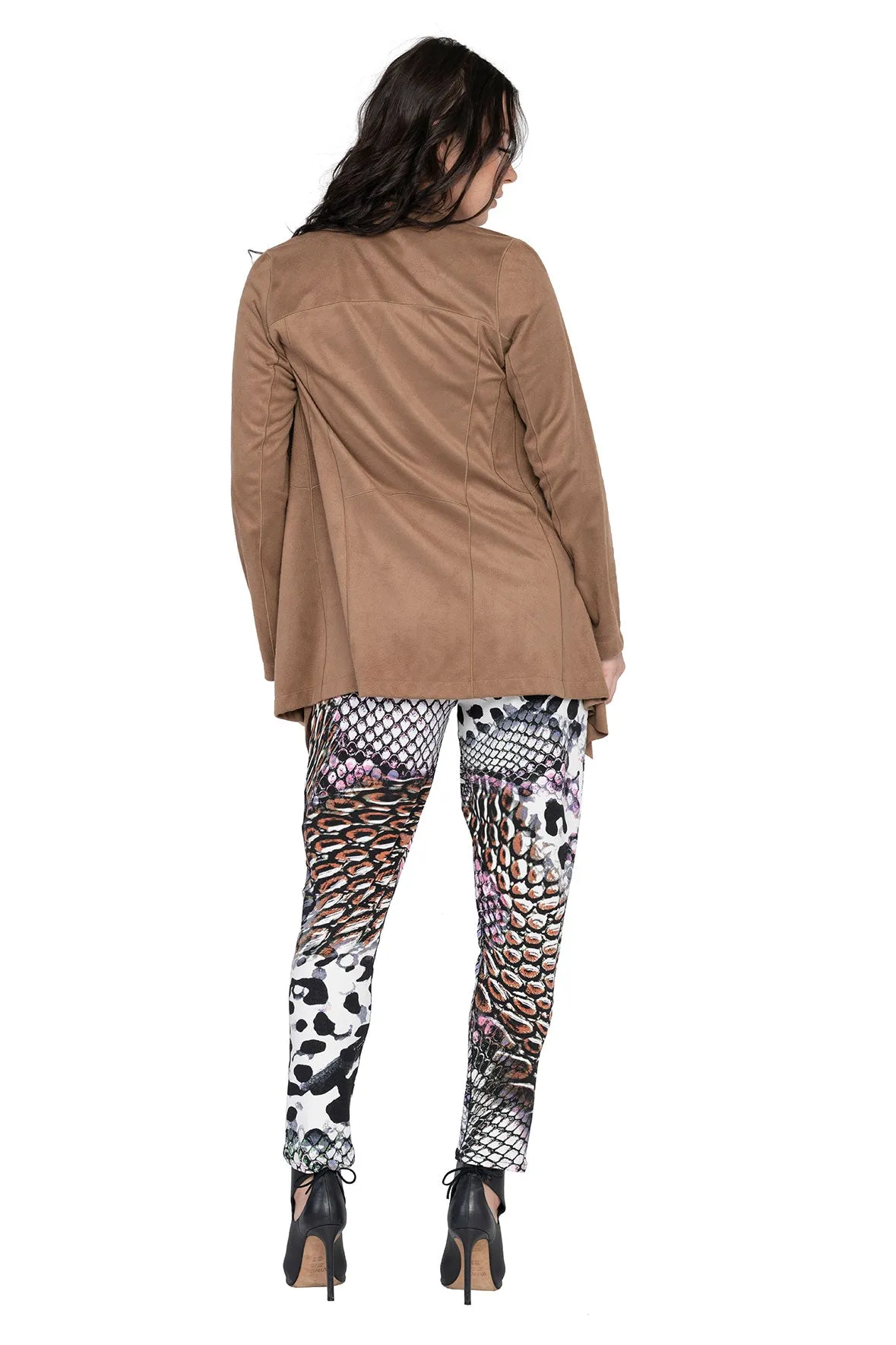 Single Layered AssymetricLong No Zip Jacket