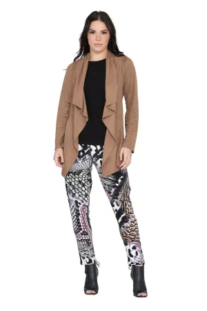 Single Layered AssymetricLong No Zip Jacket
