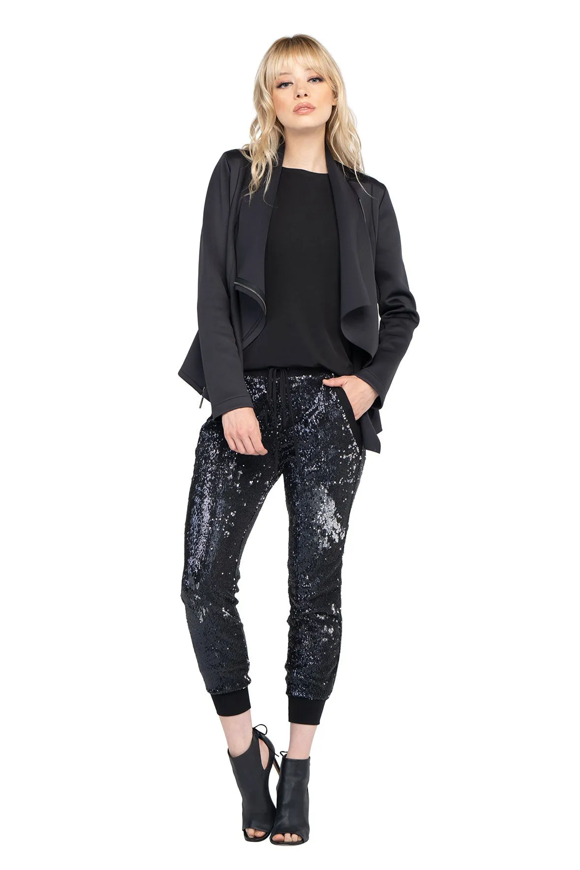 Single Layered Asymmetric Zip Jacket