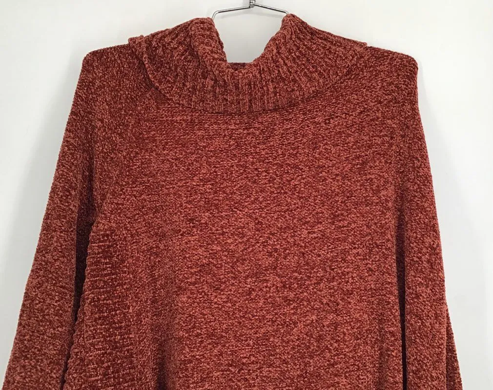 Soft Surroundings Women's Red Knitted Pullover Sweater - Size XL