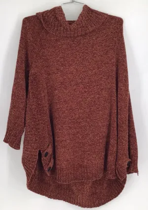 Soft Surroundings Women's Red Knitted Pullover Sweater - Size XL
