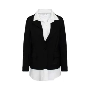 Suiting Mix Jacket in Black