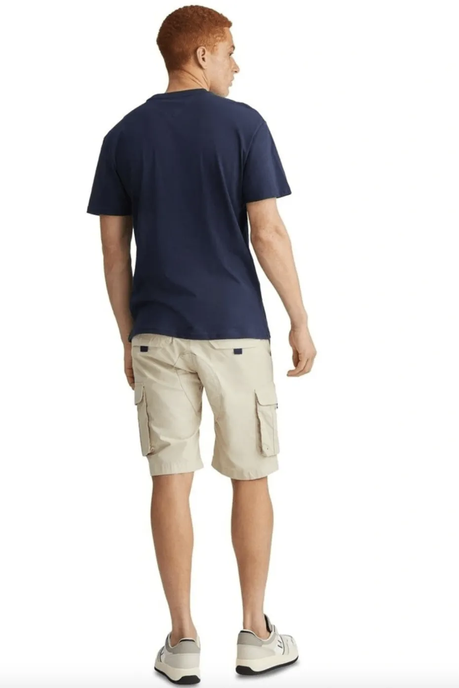 TOMMY JEANS TJM CLASSIC SMALL FLAG TEE - TWILIGHT NAVY